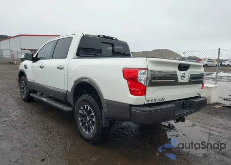 2017 Nissan Titan Platinum Reserve z USA, uszkodzony, nr VIN 1N6AA1E56HN534787